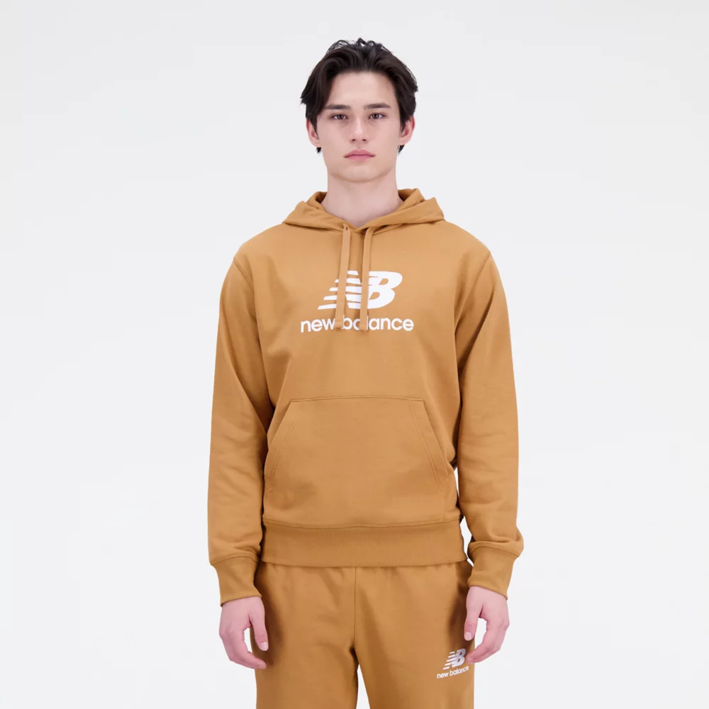 Essentials Stacked Logo French Terry Hoodie