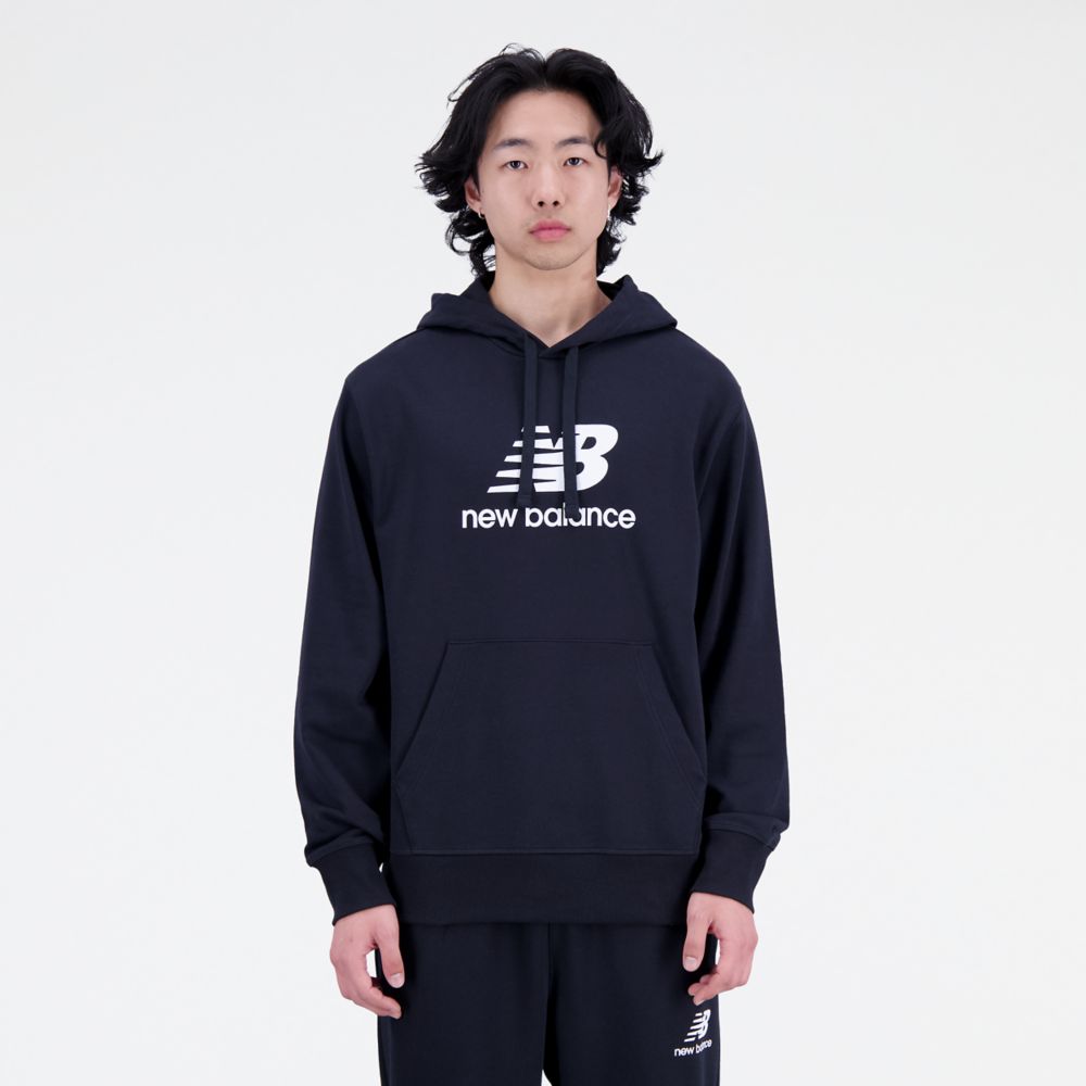 Essentials Stacked Logo French Terry Hoodie