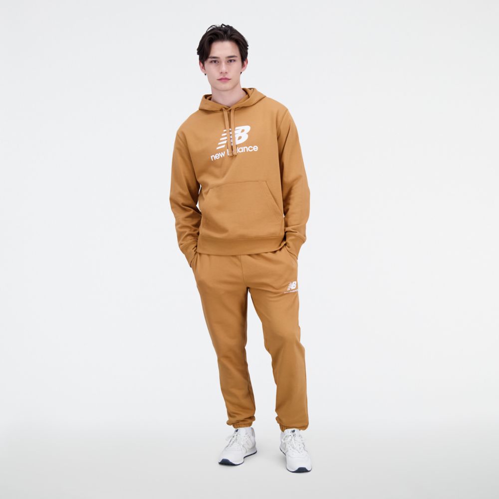 Essentials Stacked Logo French Terry Hoodie