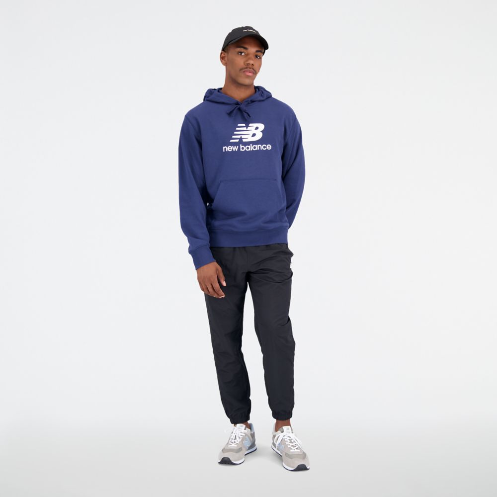 Essentials Stacked Logo French Terry Hoodie