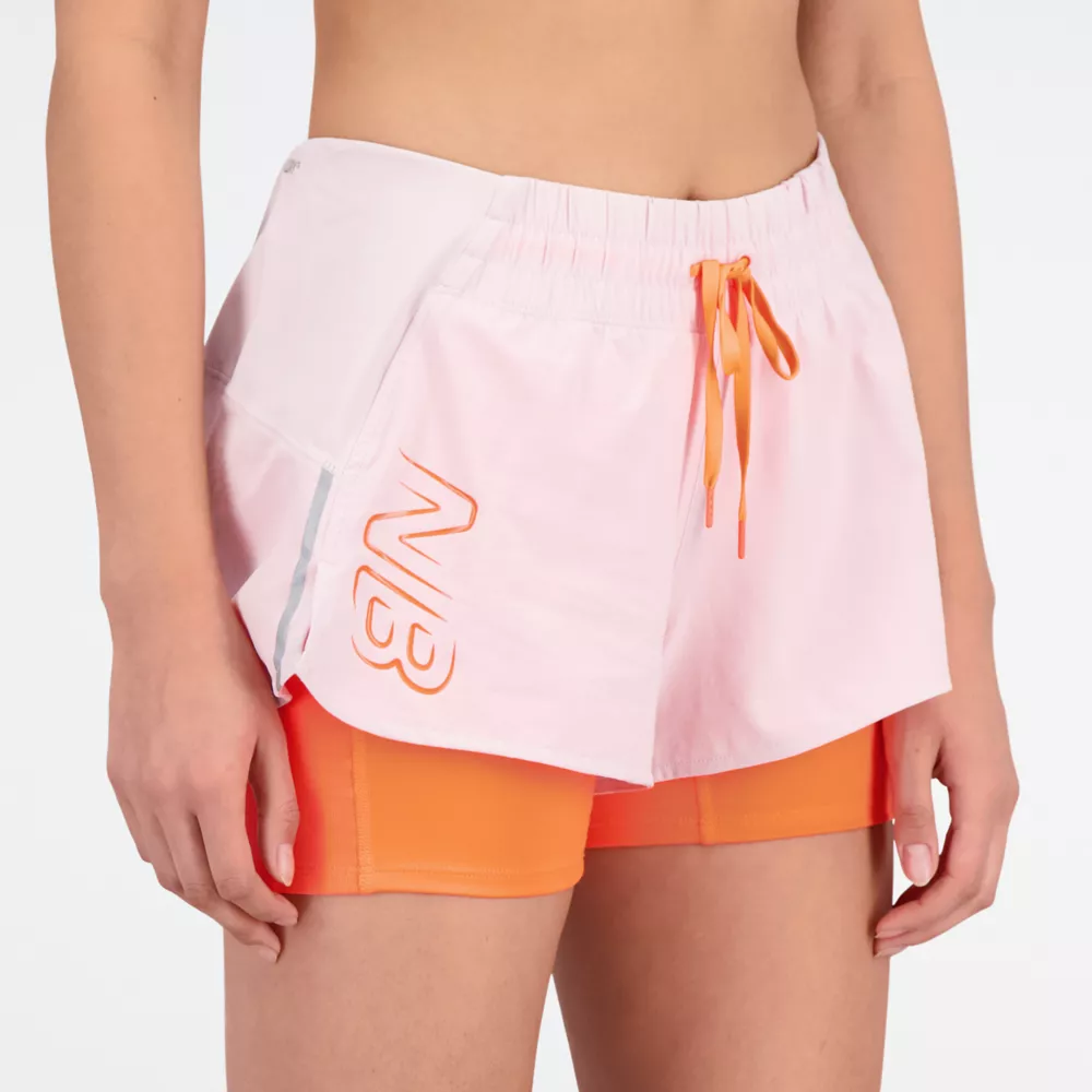 Printed Impact Run 2in1 Short