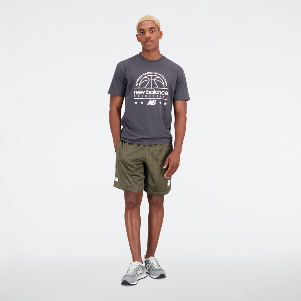 Hoops Cotton Jersey Short Sleeve T-shirt