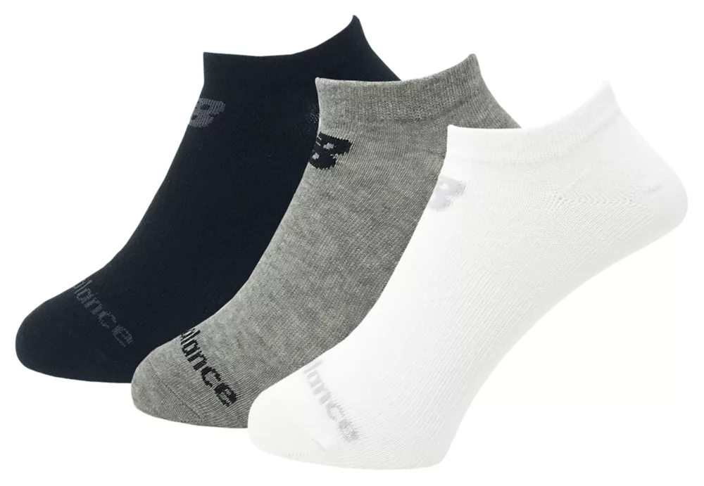 Performance Cotton Flat Knit No Show Socks 3 Pack