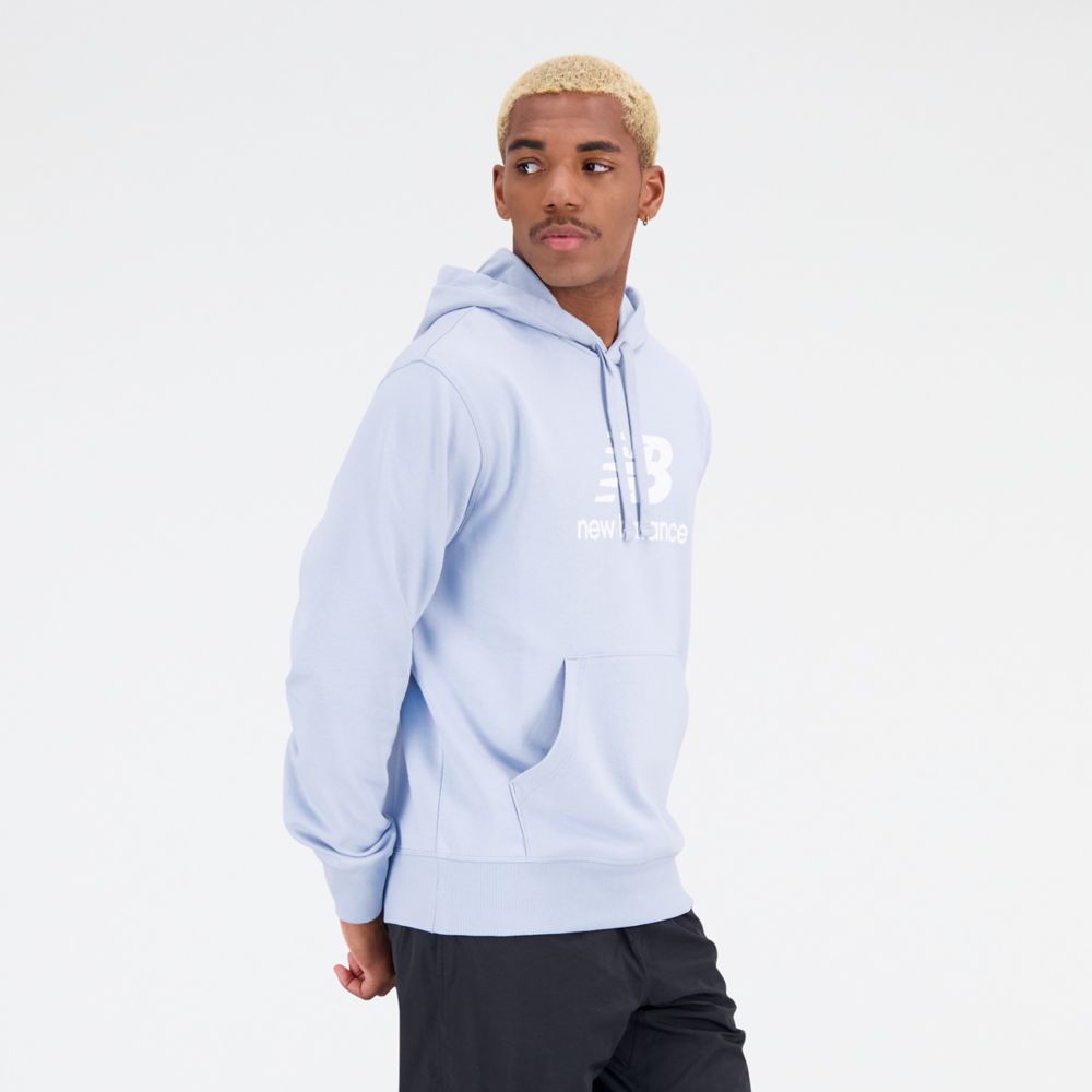 Essentials Stacked Logo French Terry Hoodie