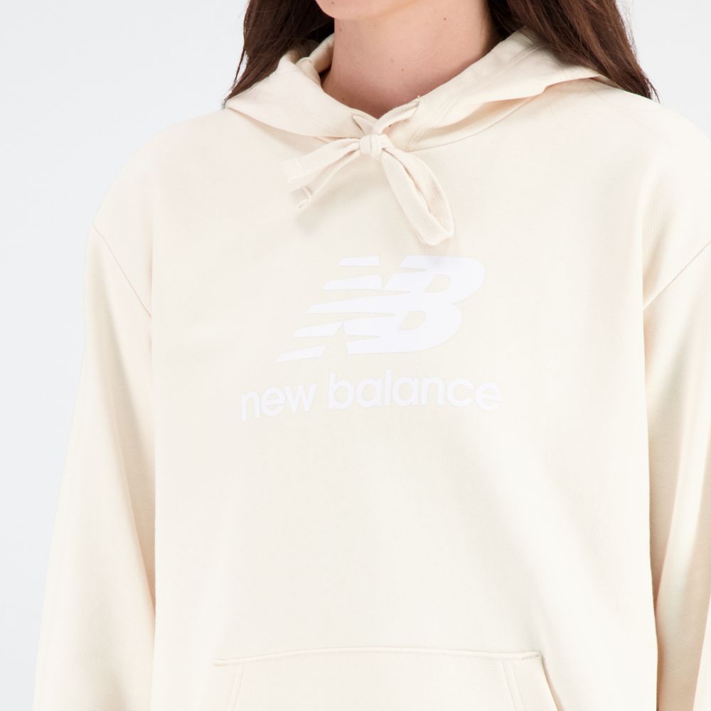 Essentials Stacked Logo French Terry Hoodie