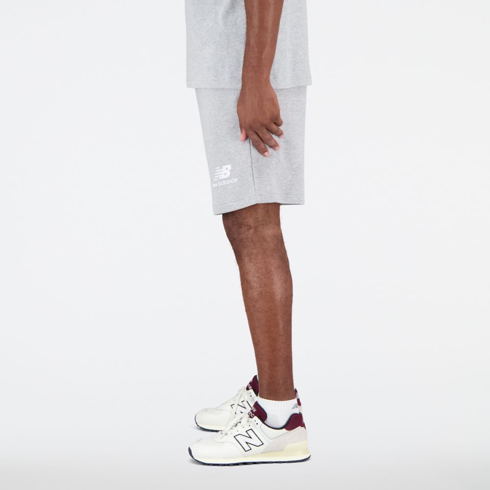 Essentials Stacked Logo French Terry Short