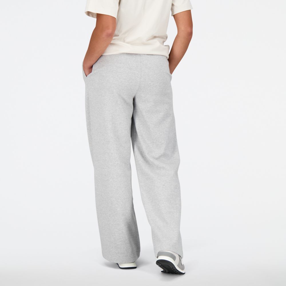 Essentials Stacked Logo French Terry Wide Legged Sweatpant