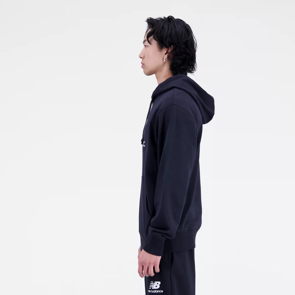 Essentials Stacked Logo French Terry Hoodie