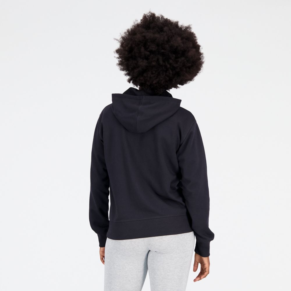 NB Essentials Stacked Logo Full Zip Hoodie