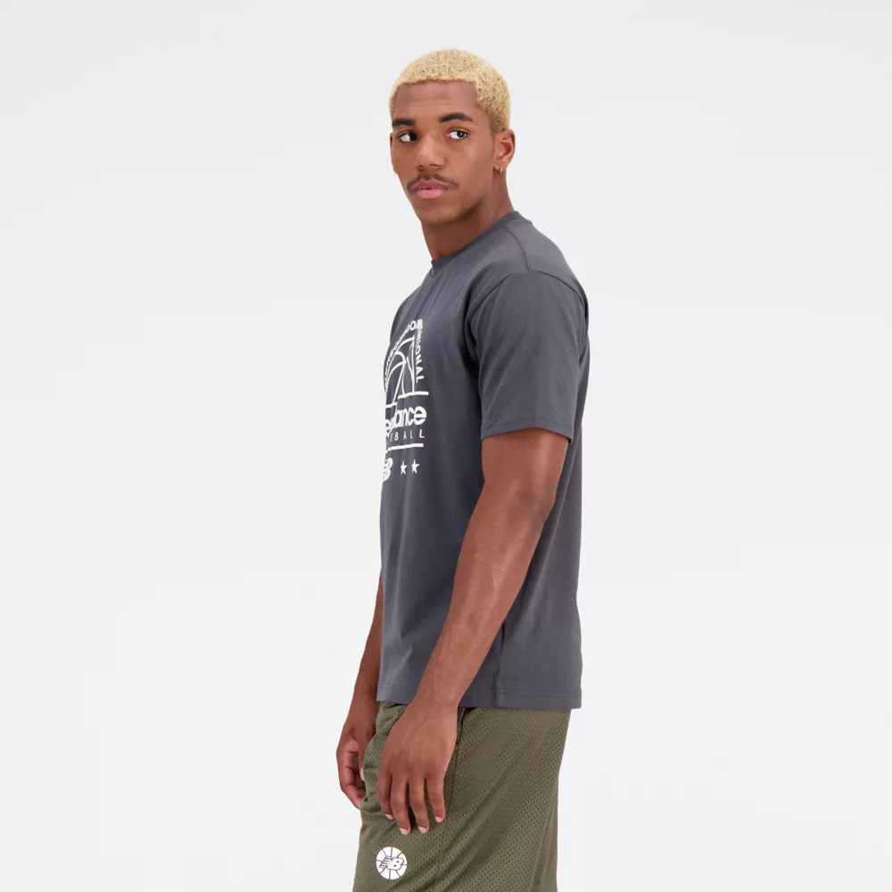 Hoops Cotton Jersey Short Sleeve T-shirt