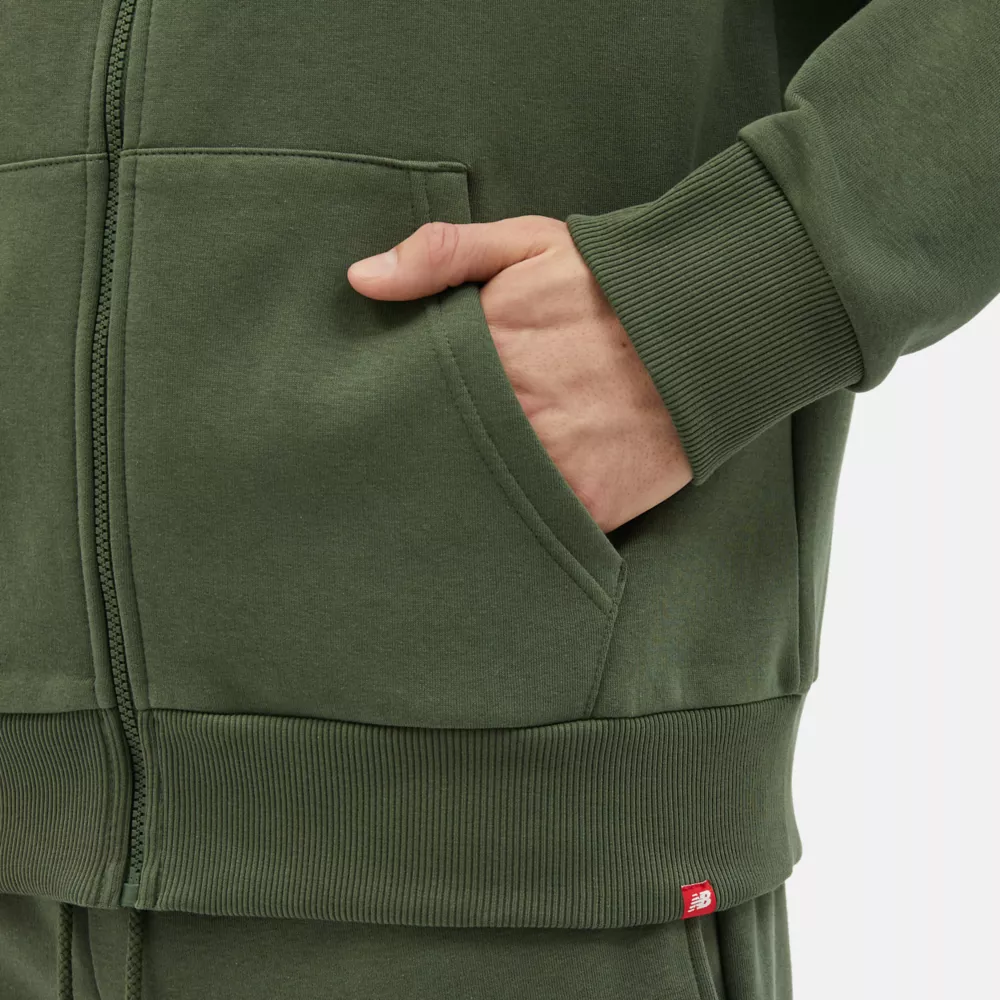 NB Small Logo Zip Hoodie