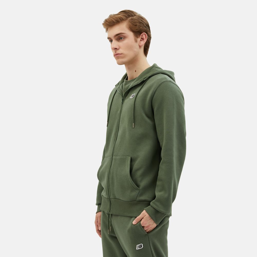 NB Small Logo Zip Hoodie