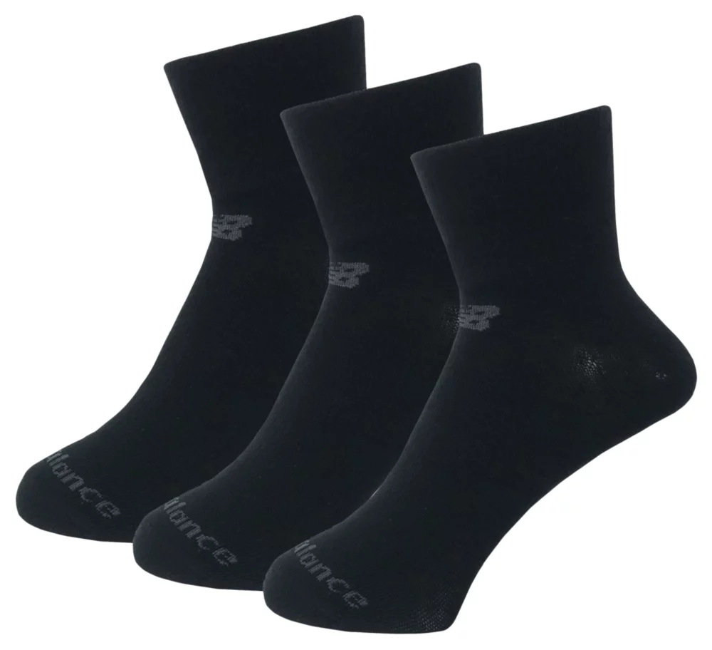 Performance Cotton Flat Knit Ankle Socks 3 Pack