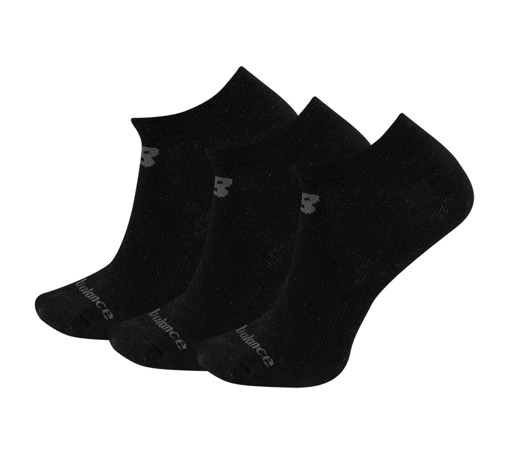 Performance Cotton Flat Knit No Show Socks 3 Pack
