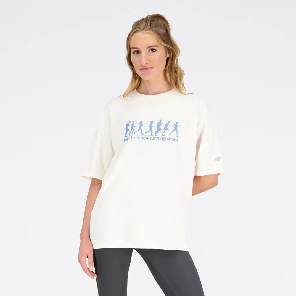Athletics Remastered Cotton Jersey Oversized T-Shirt