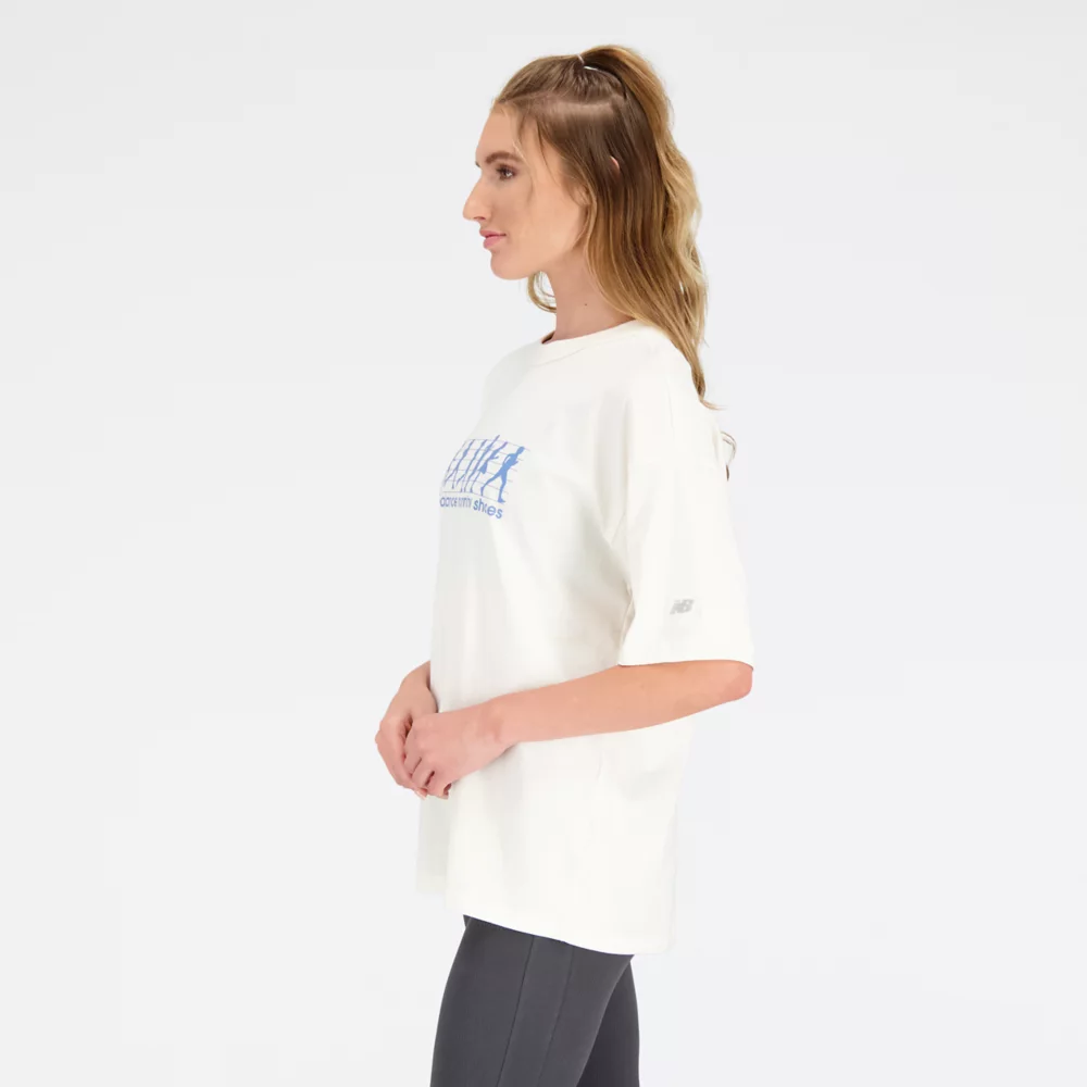 Athletics Remastered Cotton Jersey Oversized T-Shirt