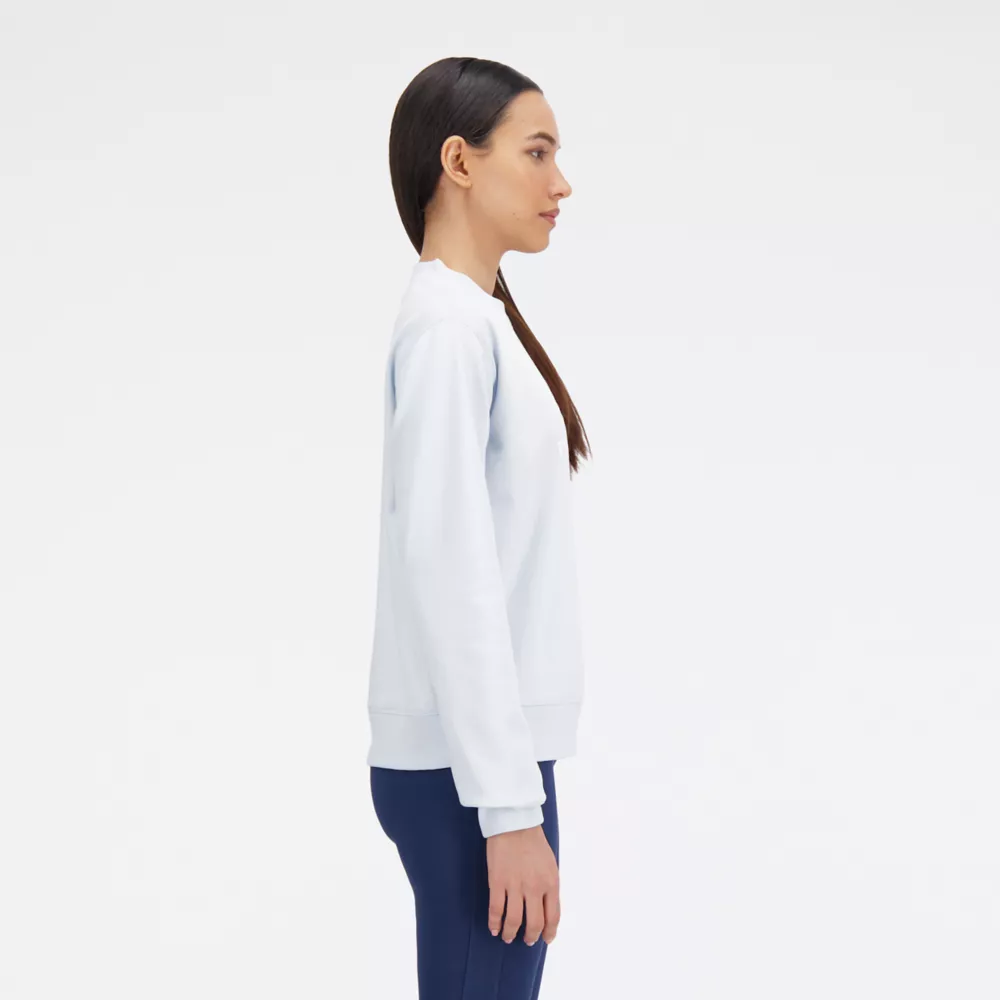 Essentials Stacked Logo French Terry Crewneck