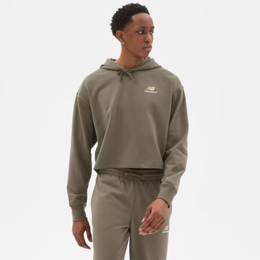 Uni-ssentials French Terry Crop Hoodie