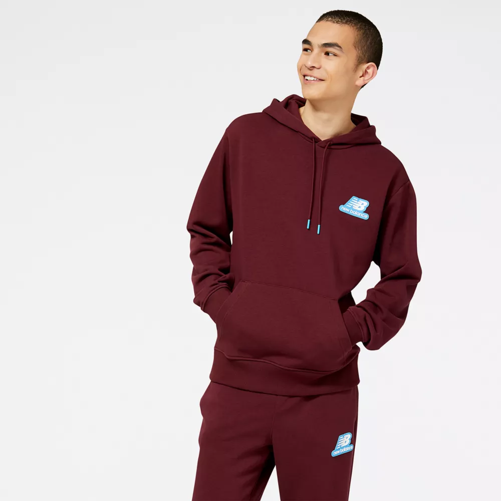 NB Essentials Stacked Rubber PO Hoodie
