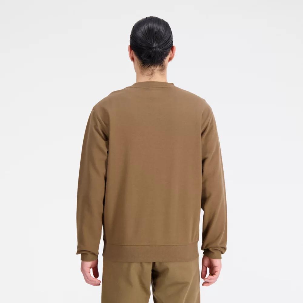 Essentials Stacked Logo French Terry Crewneck