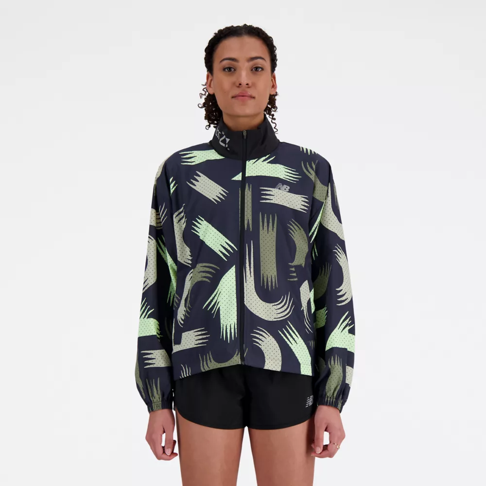 London Edition Printed NB Athletics Woven Jacket