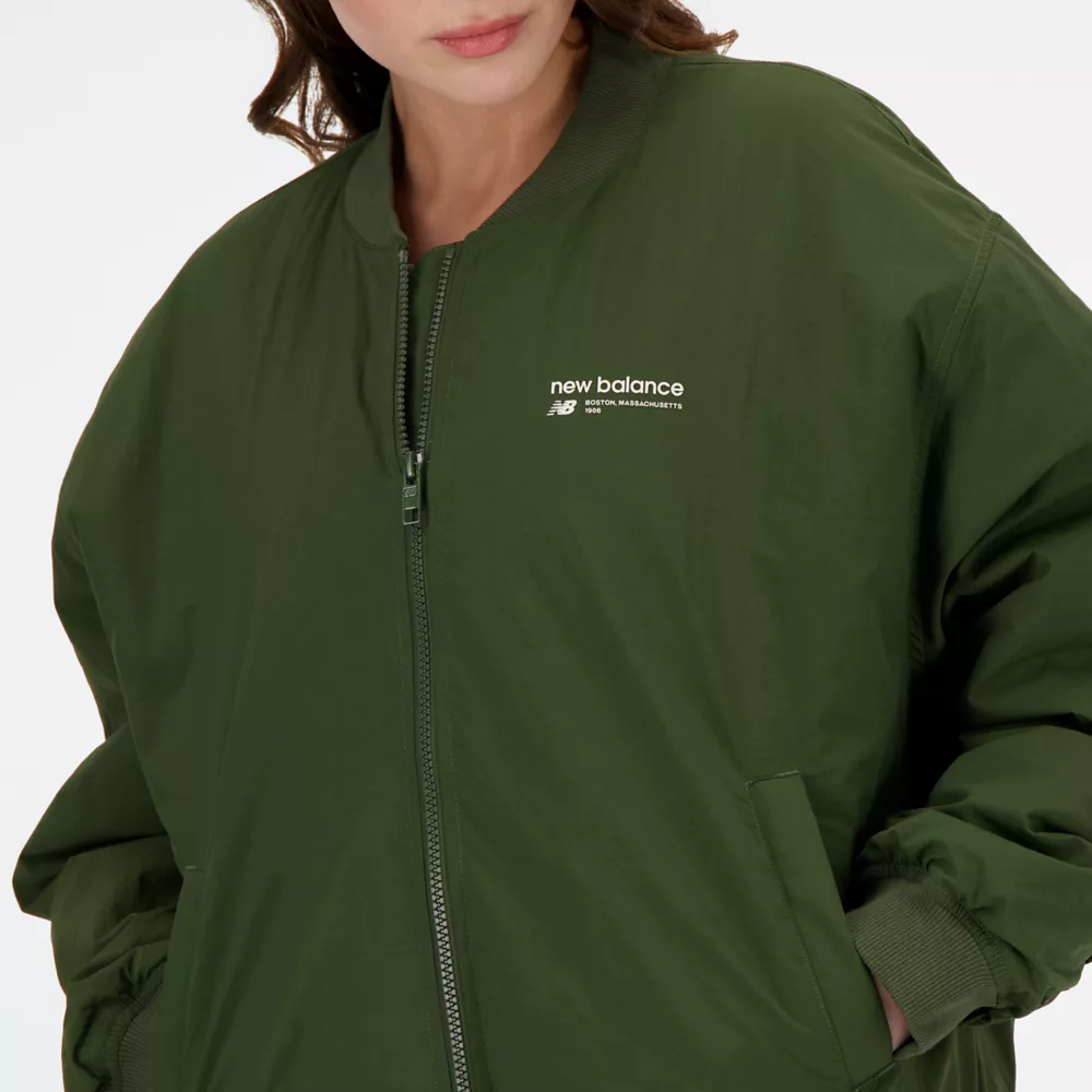 Linear Heritage Woven Bomber Jacket