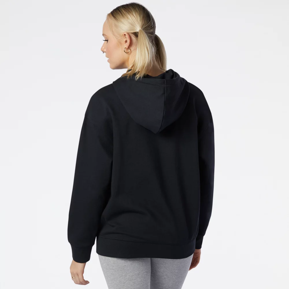 NB Essentials Stacked Logo Oversized Pullover Hoodie