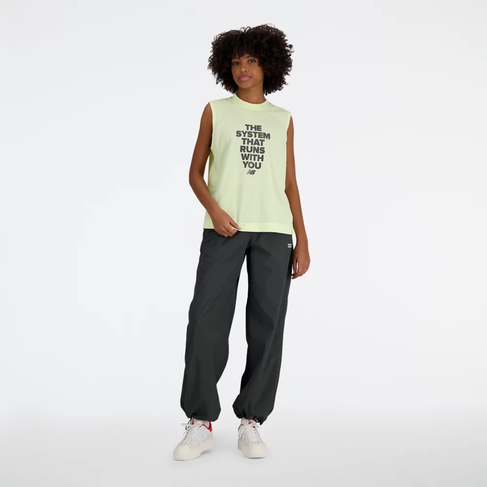 Shifted Heathertech Graphic Tank