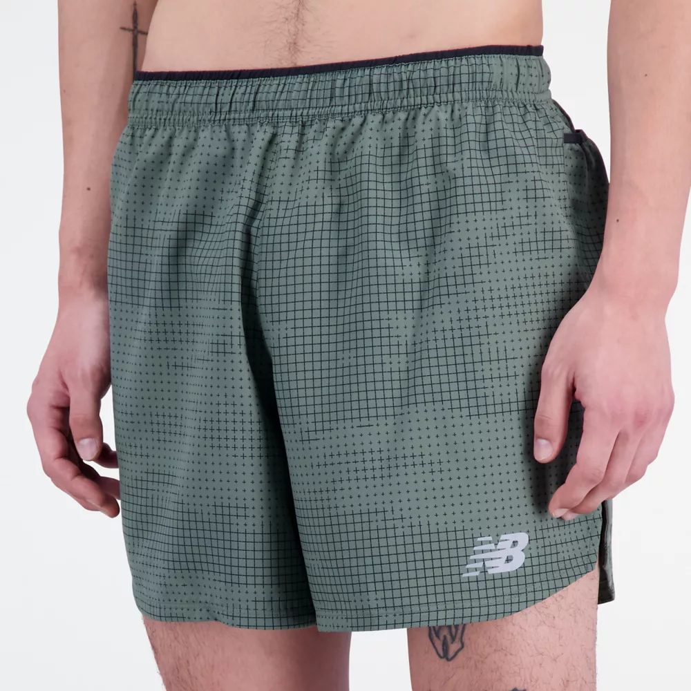 Printed Impact Run 5 Inch Short