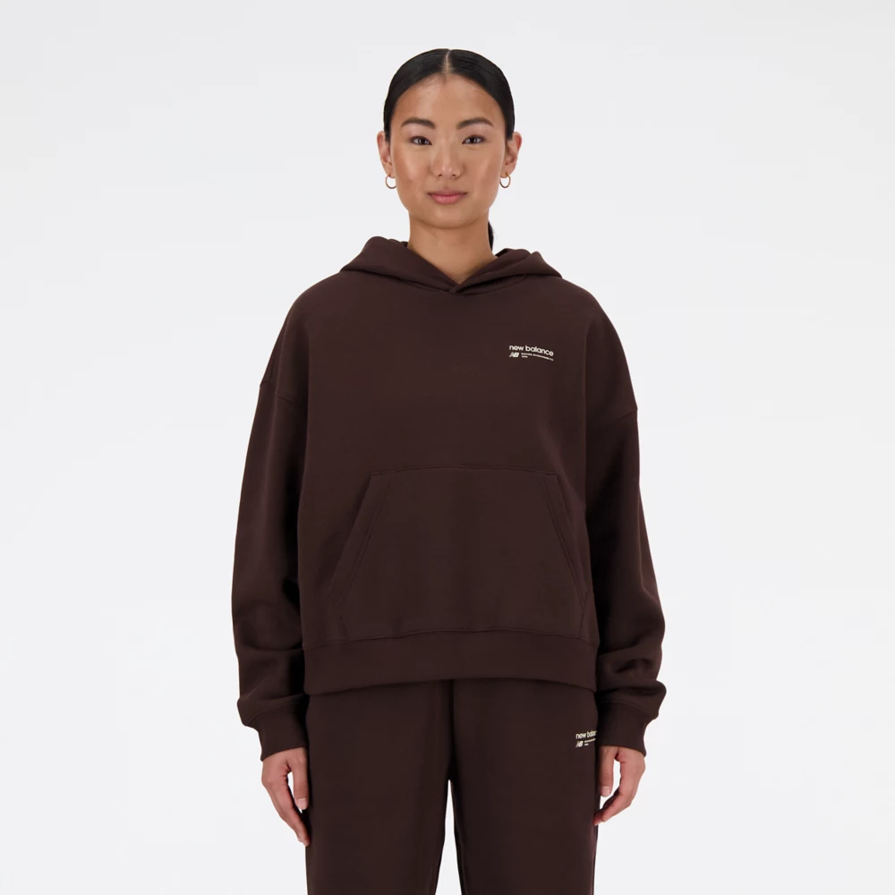 Linear Heritage Brushed Back Fleece Hoodie