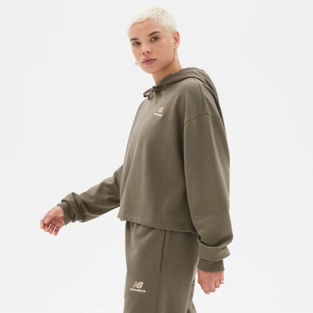 Uni-ssentials French Terry Crop Hoodie