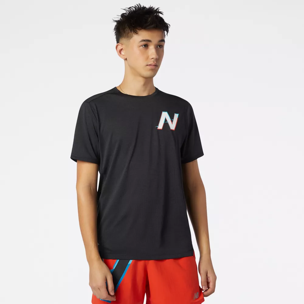 Printed Impact Run Short sleeve top