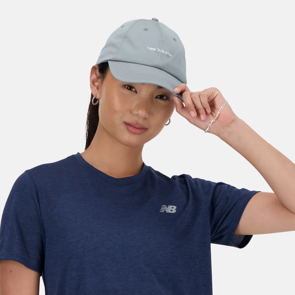 6 Panel Linear Logo Hat