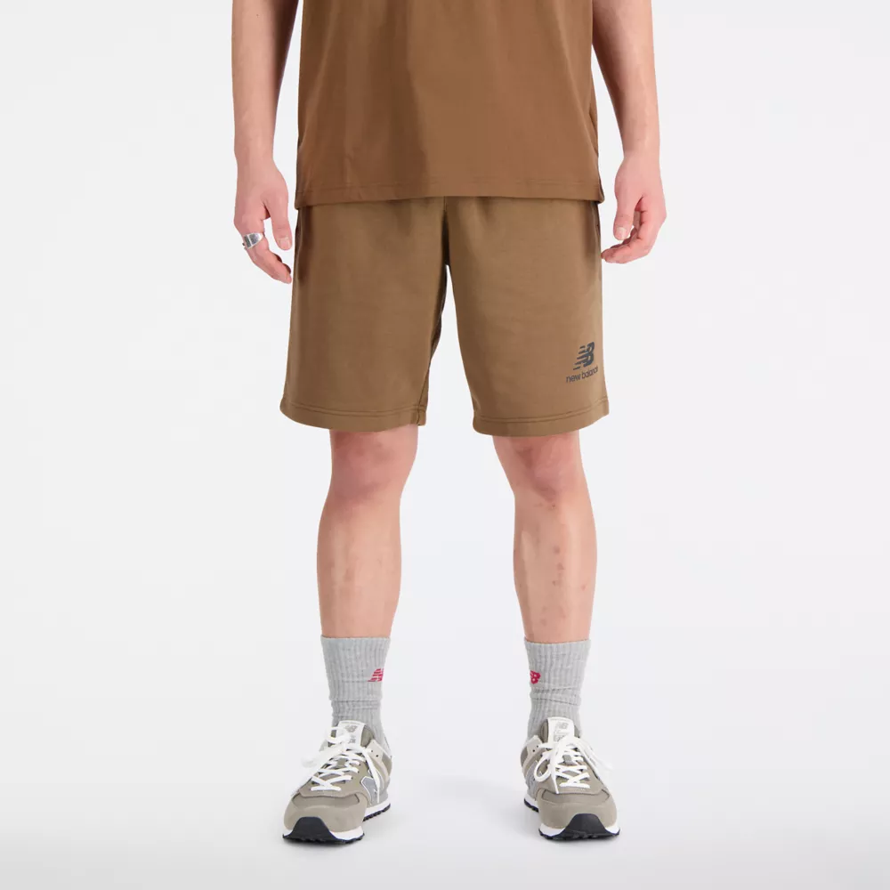 Essentials Stacked Logo French Terry Short