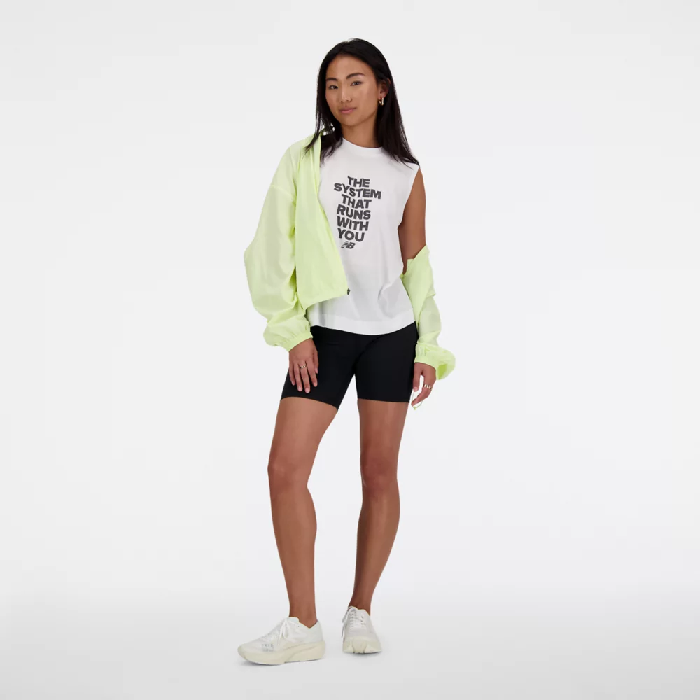 Shifted Heathertech Graphic Tank