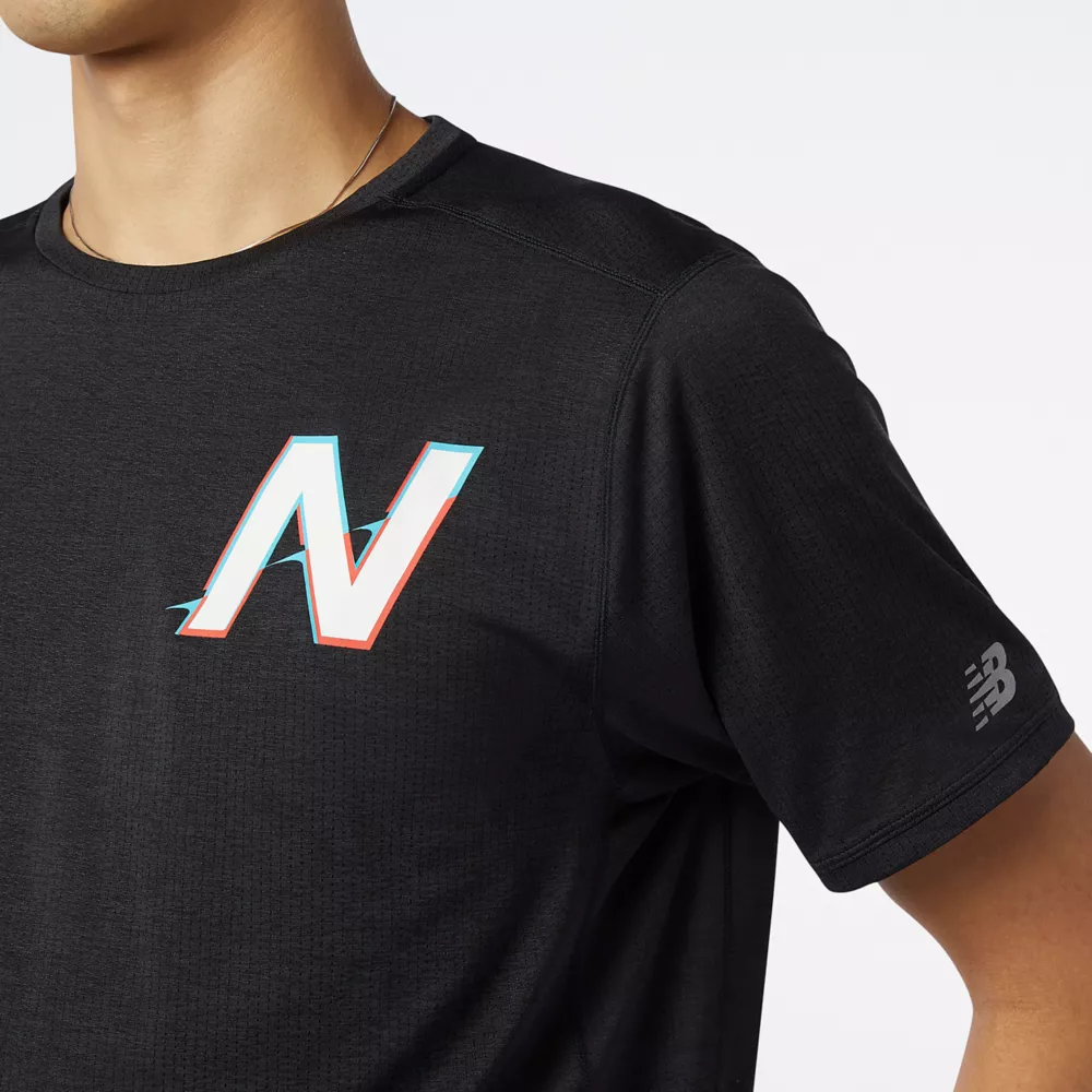 Printed Impact Run Short sleeve top