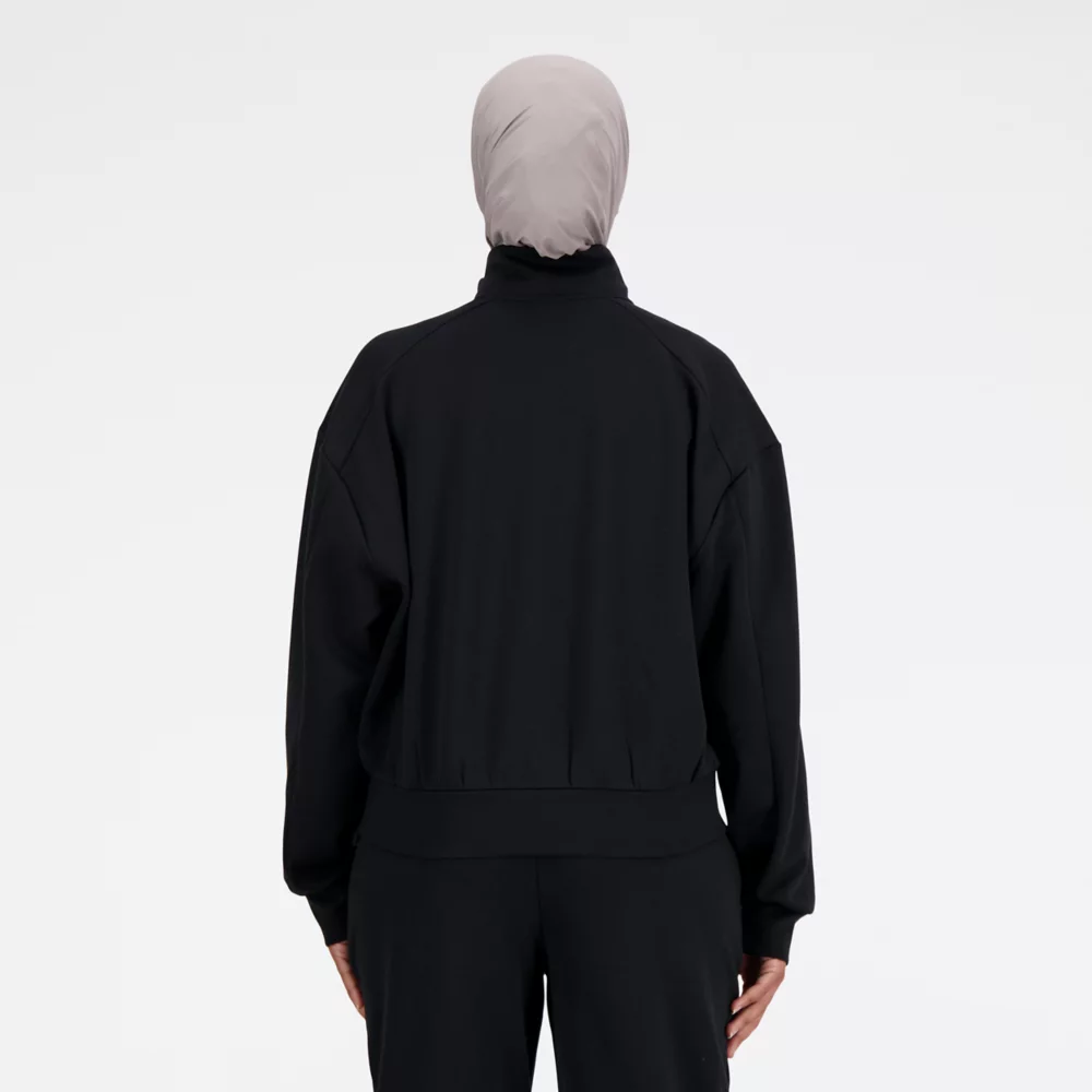 Tech Knit Oversized Quarter Zip