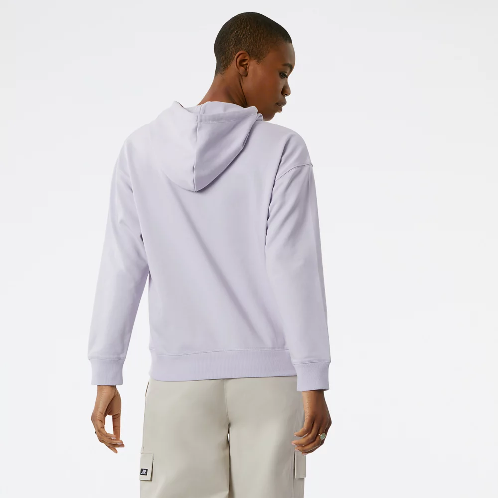 NB Essentials Stacked Logo Oversized Pullover Hoodie