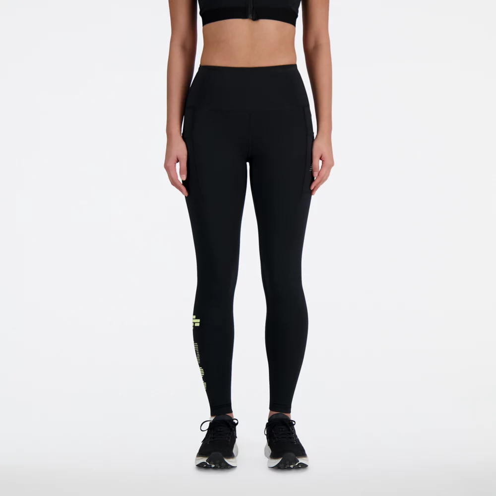 London Edition Graphic New Balance Sleek 27 Inch High Rise Pkt Legging