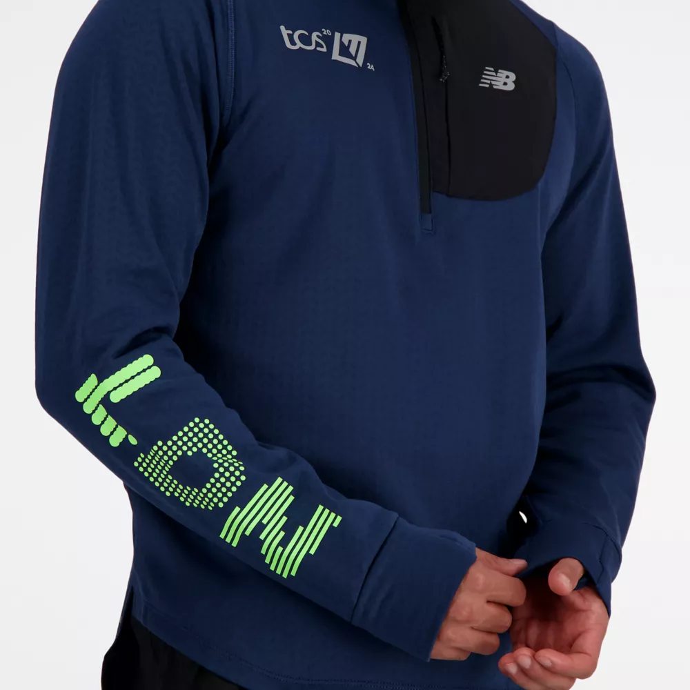 London Edition Graphic NB Heat Grid Half Zip