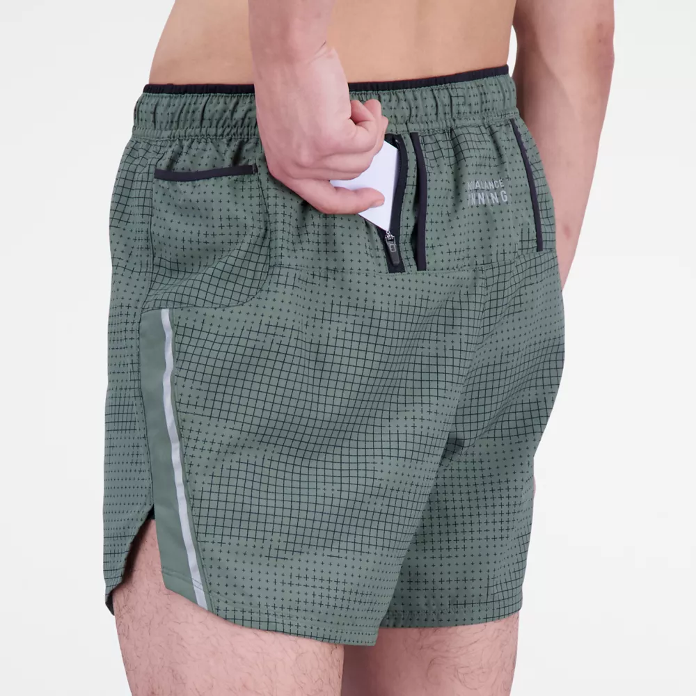 Printed Impact Run 5 Inch Short