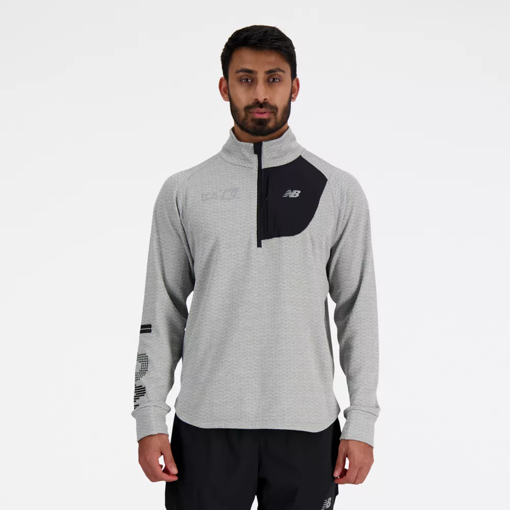 London Edition Graphic NB Heat Grid Half Zip