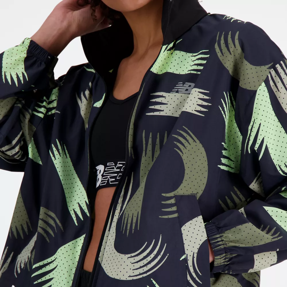 London Edition Printed NB Athletics Woven Jacket