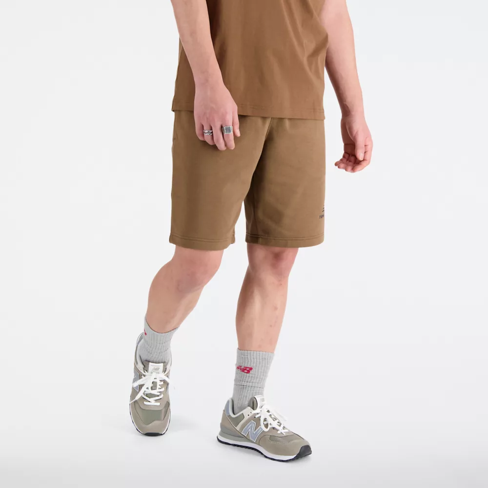 Essentials Stacked Logo French Terry Short