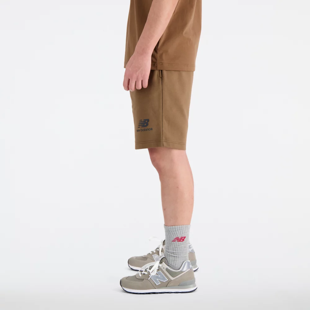 Essentials Stacked Logo French Terry Short