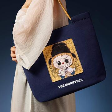 THE MONSTERS Let's Have Fun Together Series-Canvas Bag