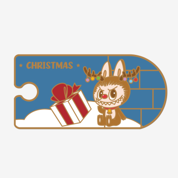 Labubu Christmas Fridge Magnet