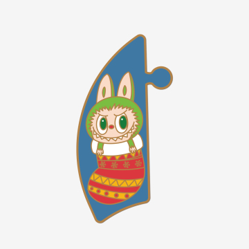 Labubu Christmas Fridge Magnet