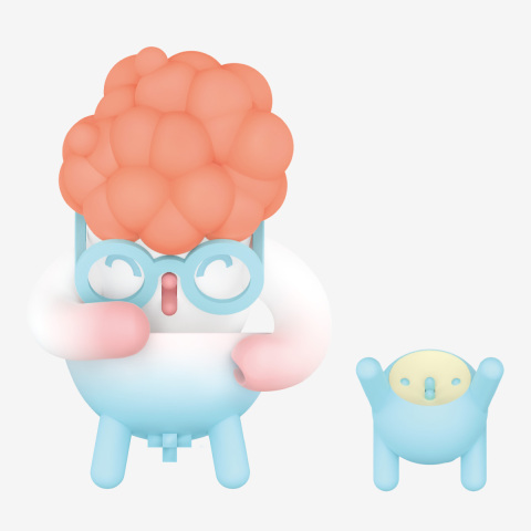 Wealthy Snake's New Year Celebration Series-LABUBU Laptop Bag