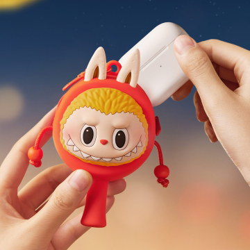 THE MONSTERS Let's Have Fun Together Series-Rattle-drum Earphone Case